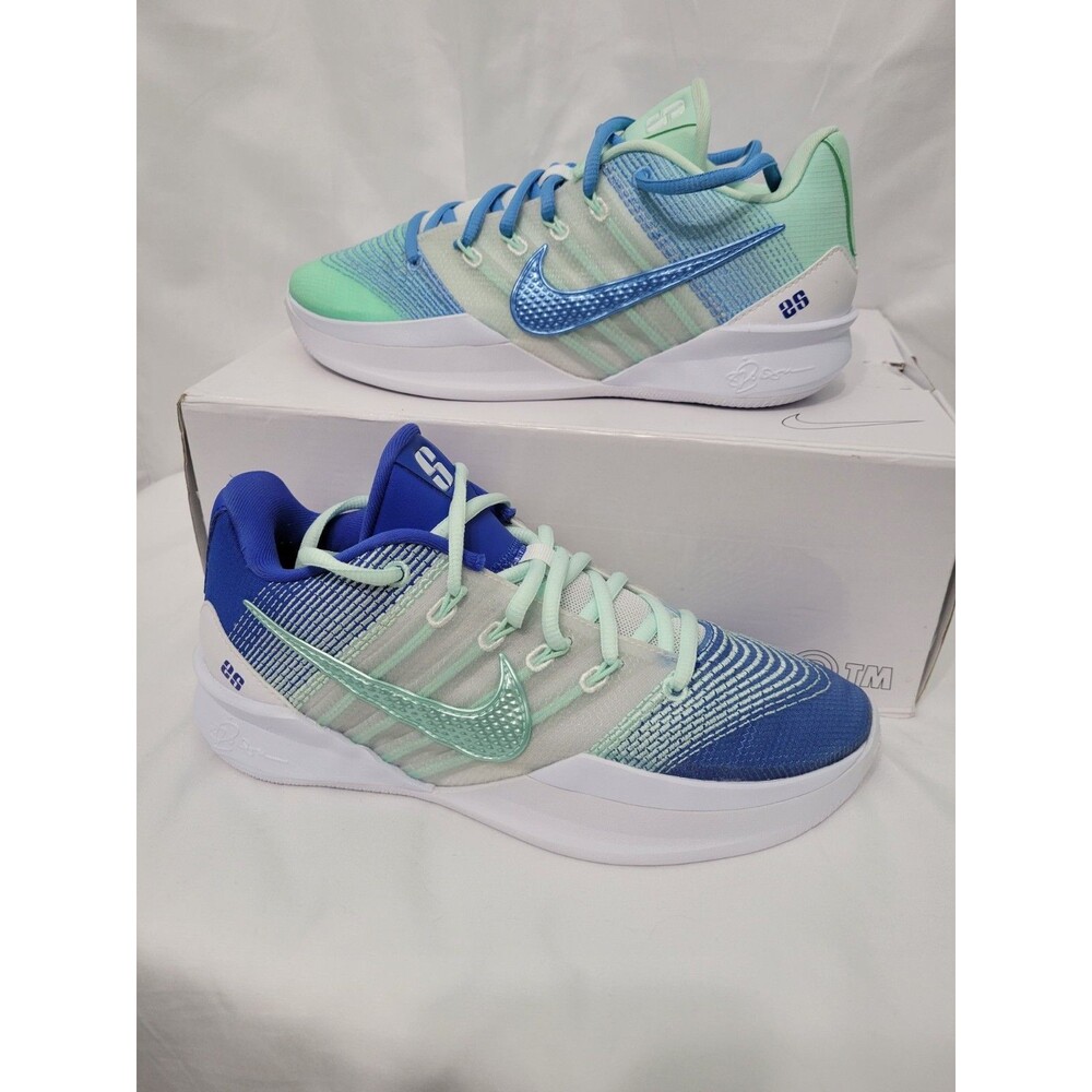 Nike By You Sabrina 3 Blue An Green 107548-900 Men's Size 5.5/ Women Size 7